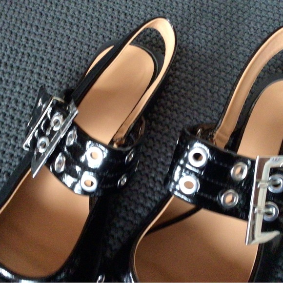 Aimery Women Buckle Ballet Flats Pointed Toe, 8 - Picture 3 of 6